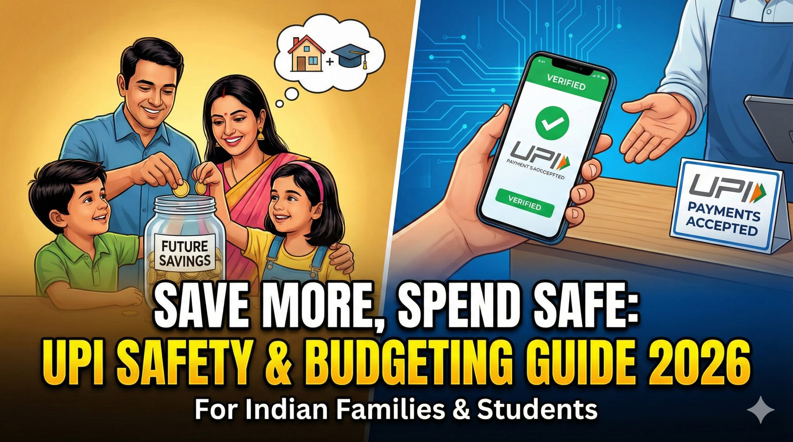 UPI Payment Safety for Shops 2026 & Smart Budgeting Guide for Indian Families