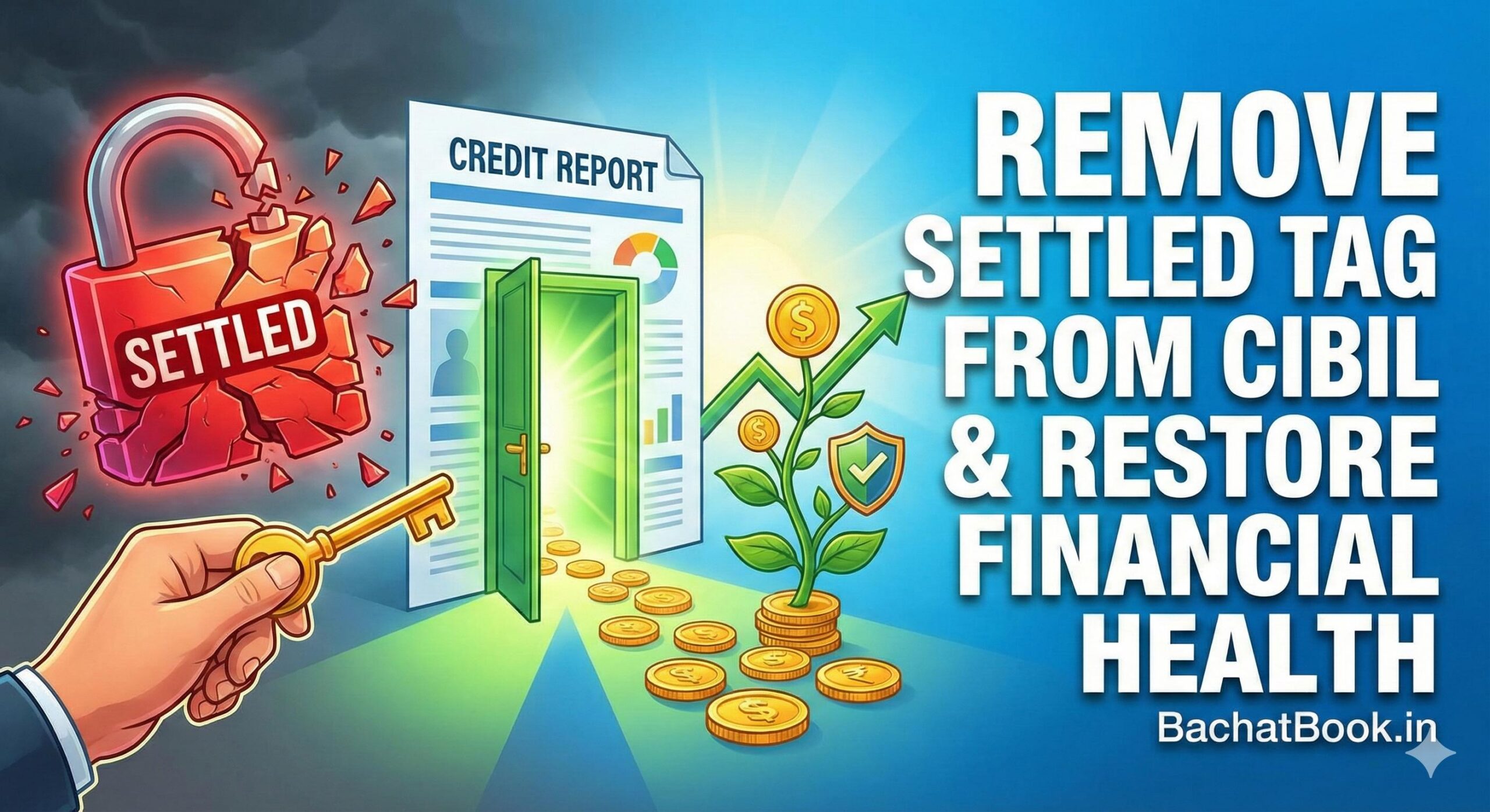 How to Remove Settled Tag from CIBIL : Complete Credit Repair & Budgeting Guide (2026)