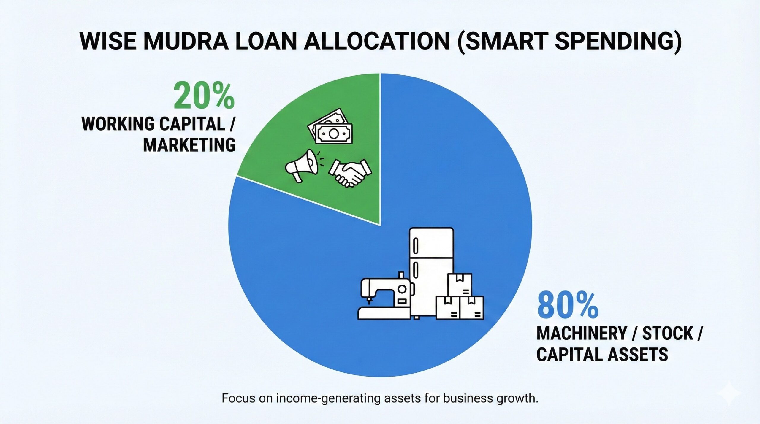 How to spend Mudra loan amount wisely for business growth.
