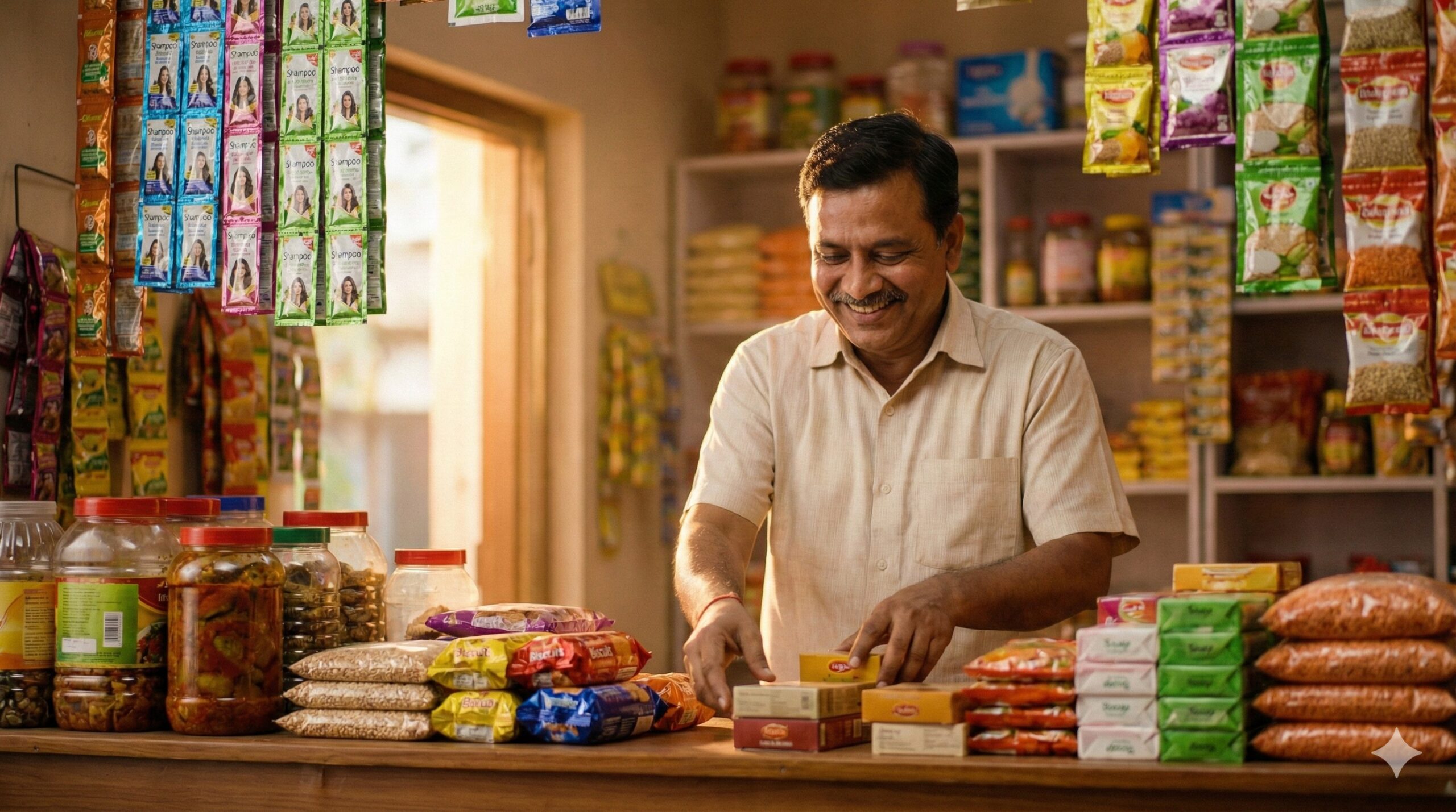 Indian small business owner eligible for Mudra Shishu loan scheme.