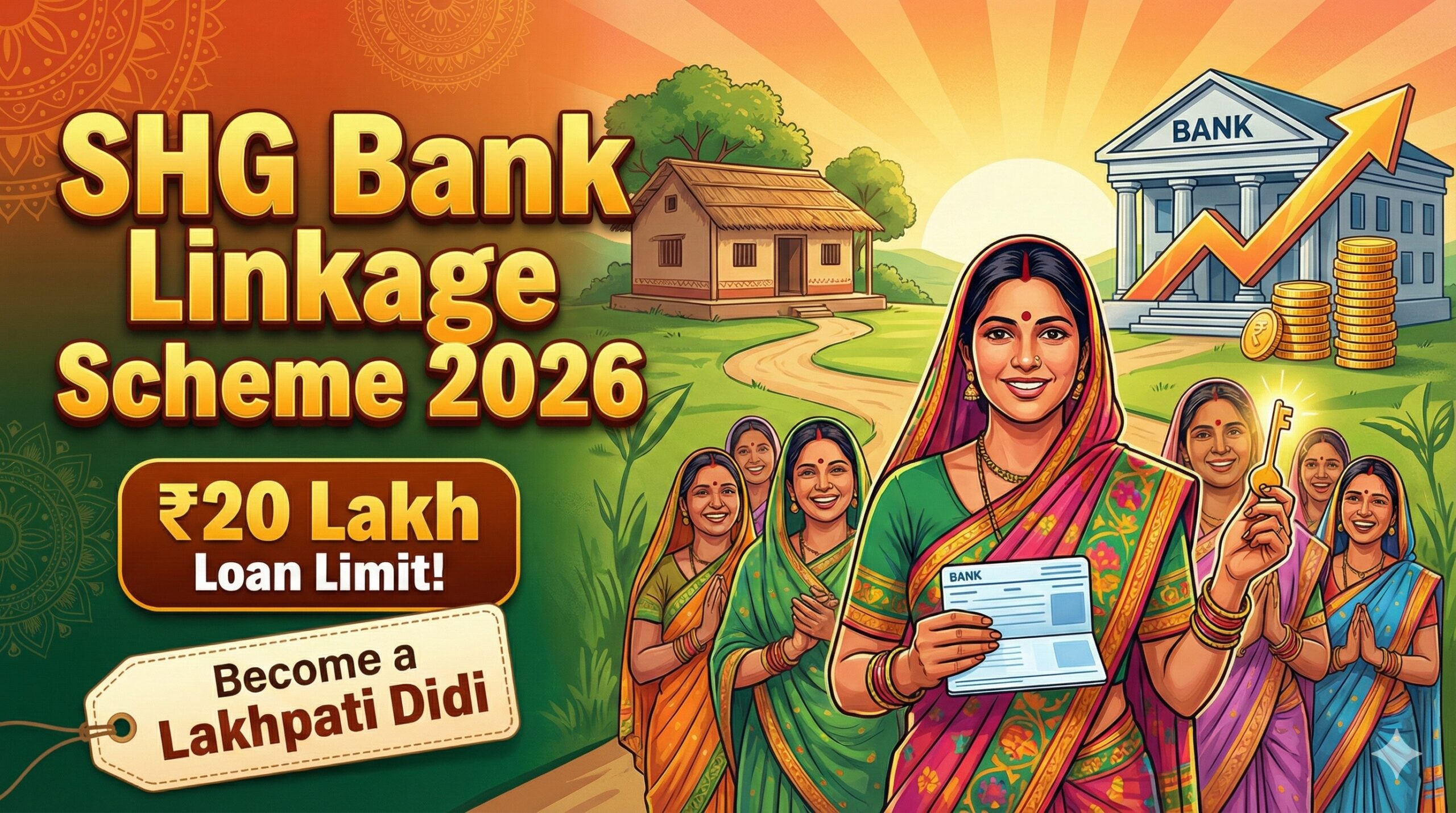 SHG Bank Linkage Scheme 2026: New Loan Limits, Interest Rates & Eligibility Guide