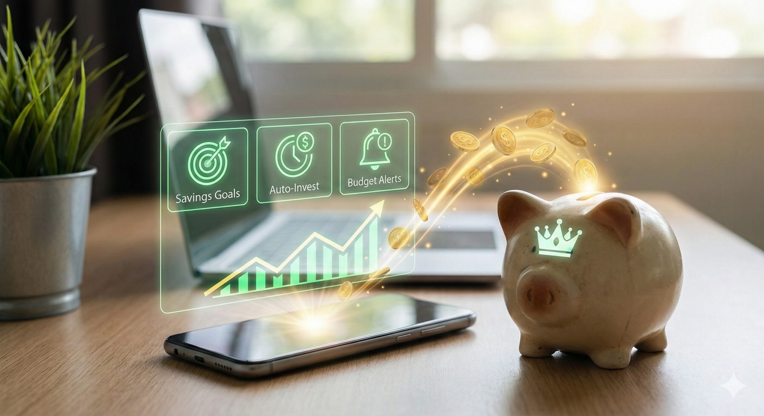 Smartphone screen displaying a neutral expense tracking app with spending categories for personal finance. (1)