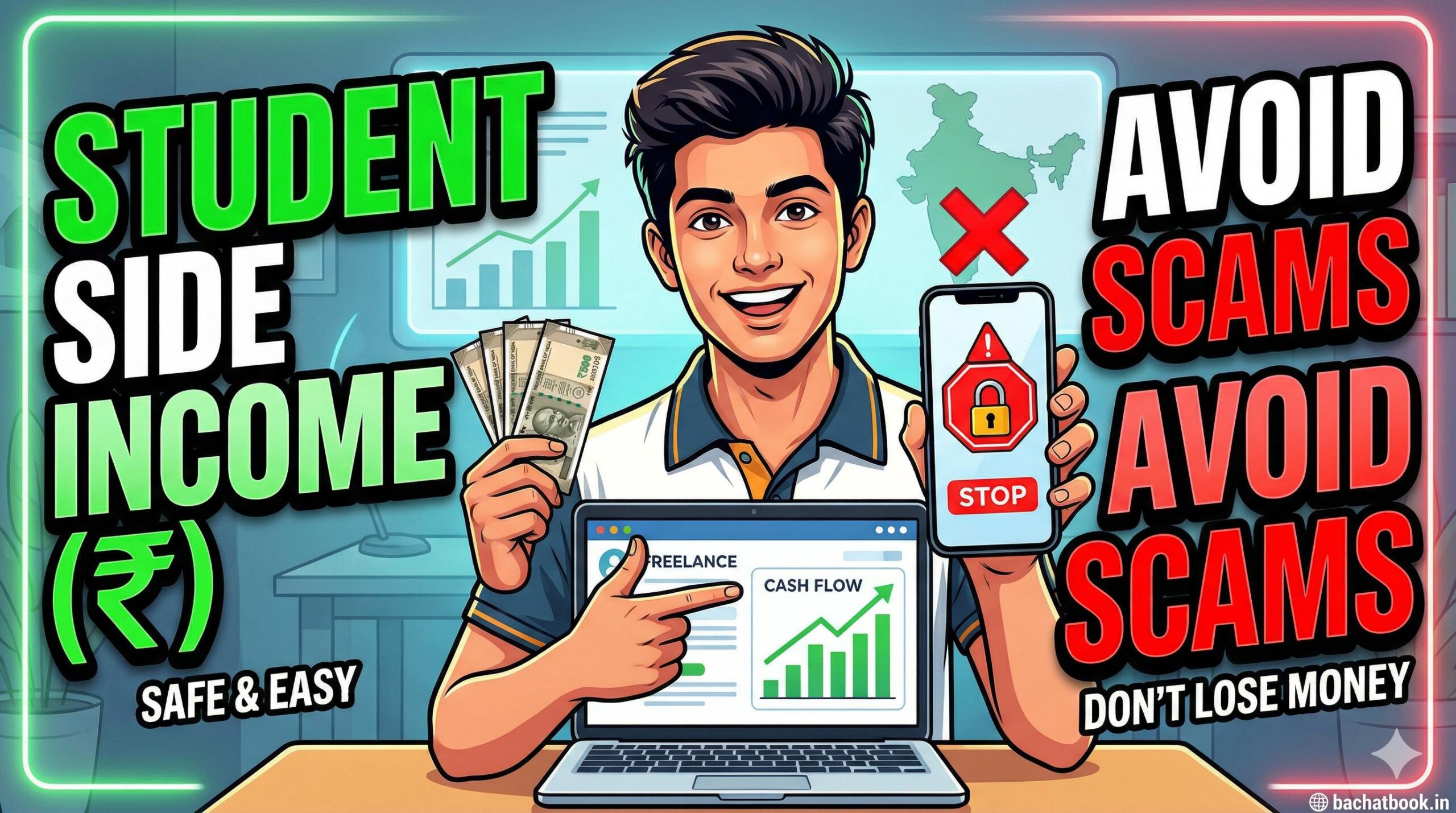 Best Side Income Ideas for Students in India_ Earn Safely, Avoid Scams, and Build Smart Money Habits