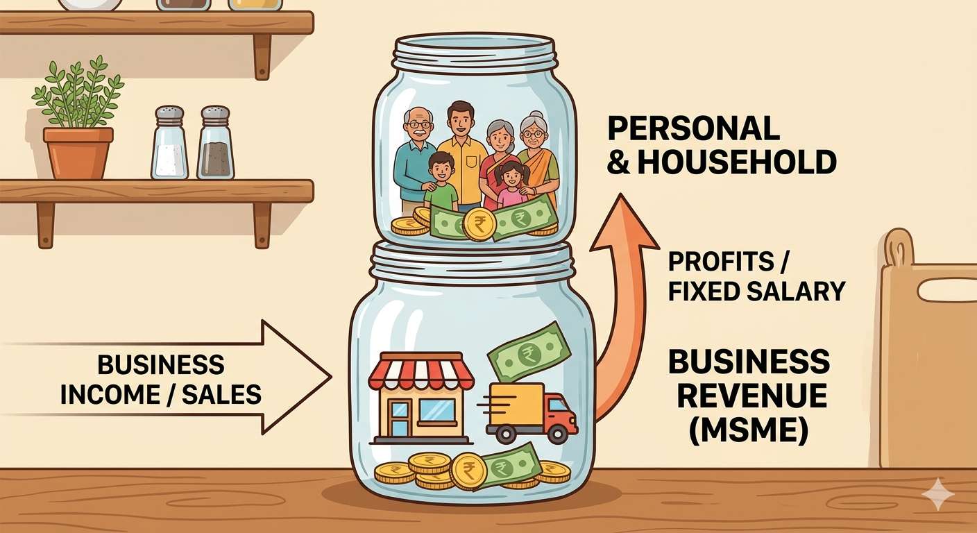 Clean iconographic style with a homely context.