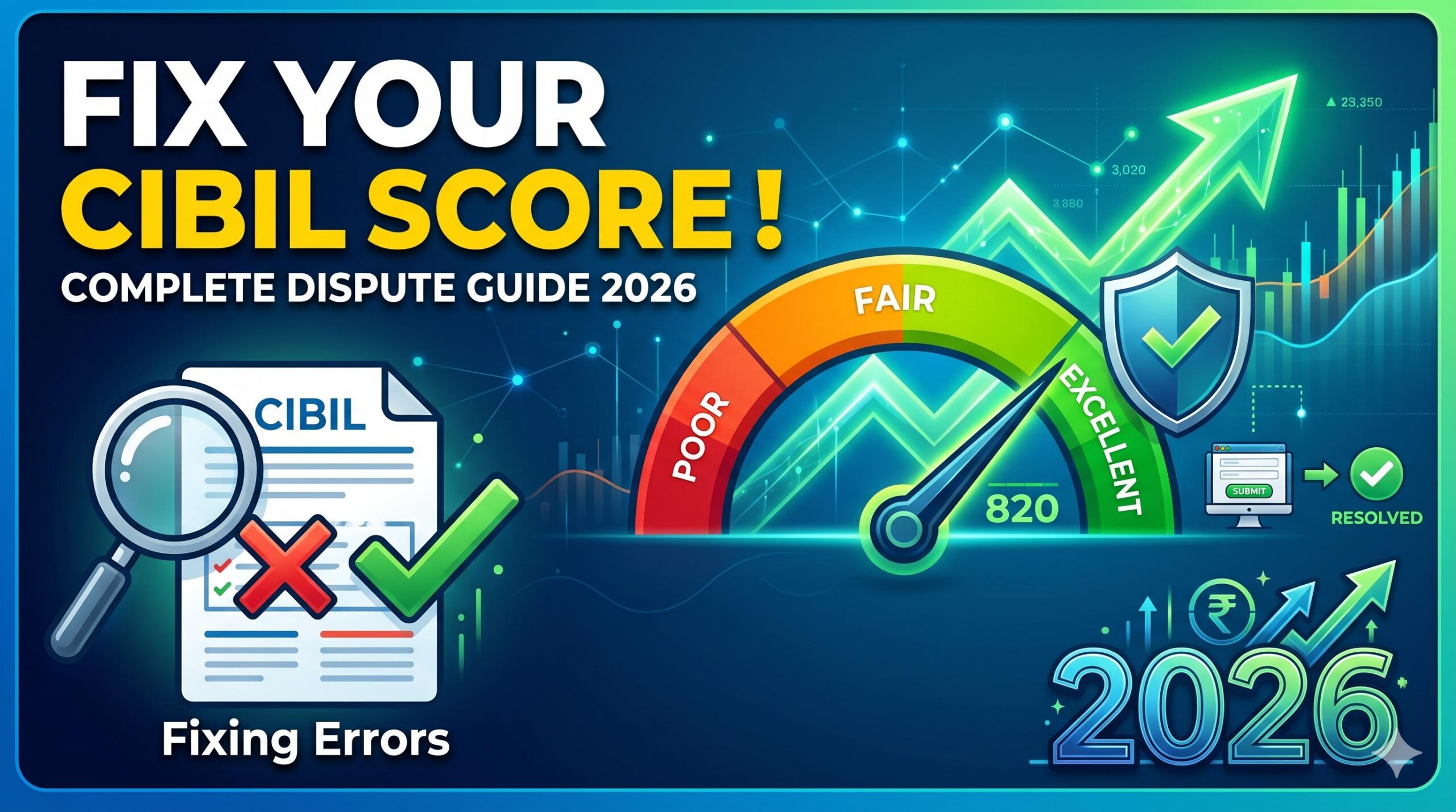 Complete Guide to the CIBIL Dispute Online Process: Fix Errors and Protect Your Score in 2026