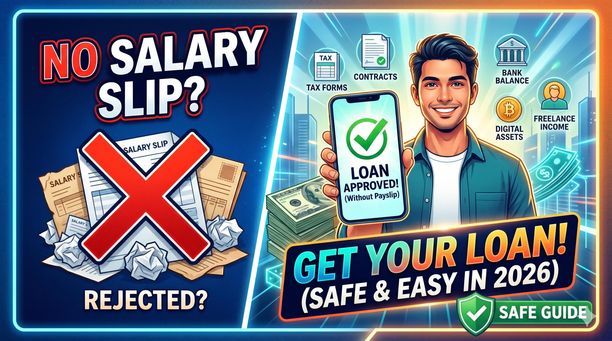 The Complete Guide to Getting a Loan Without a Salary Slip in 2026 (Safely)