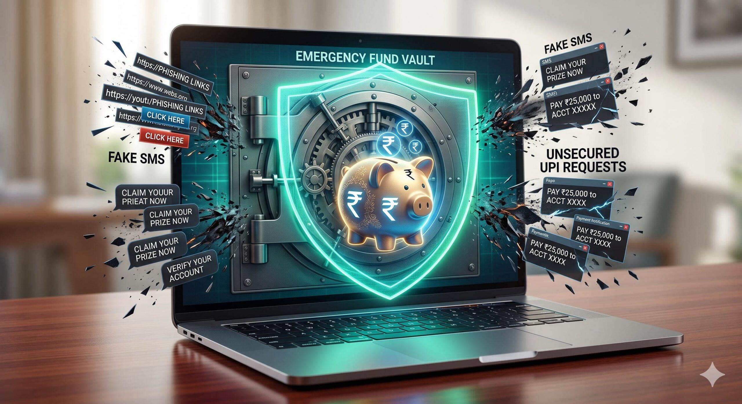 Budgeting as a digital firewall against financial fraud.