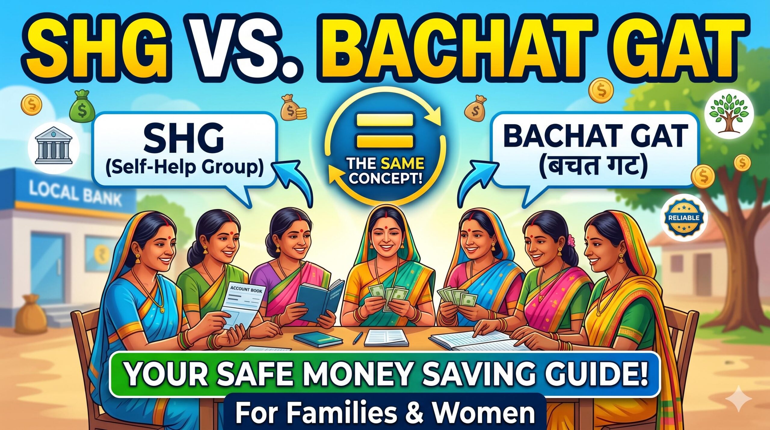 Difference Between SHG and Bachat Gat: A Complete Guide to Safe Community Saving