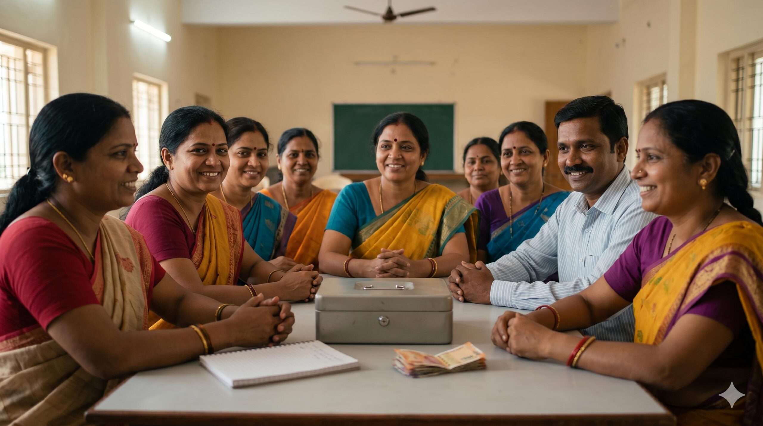 Indian community group saving money together
